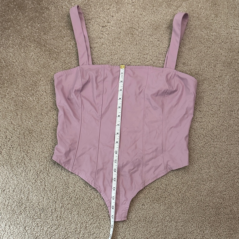 Chic Pastel Purple Corset Top